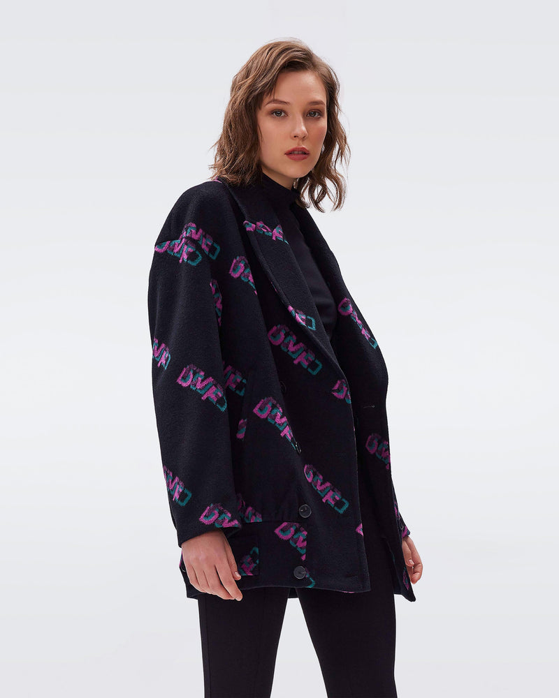 Bellamira Knit Jacquard Coat