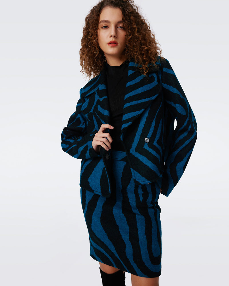 Yilia Jacquard Coat