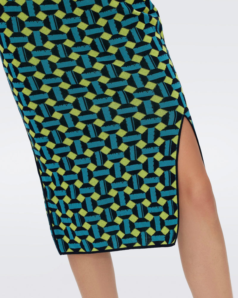 Lyla Knit Jacquard Skirt