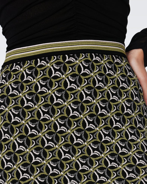 Hazel Knit Jacquard Skirt