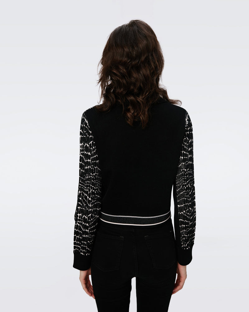 Riva Knit Jacquard Cardigan