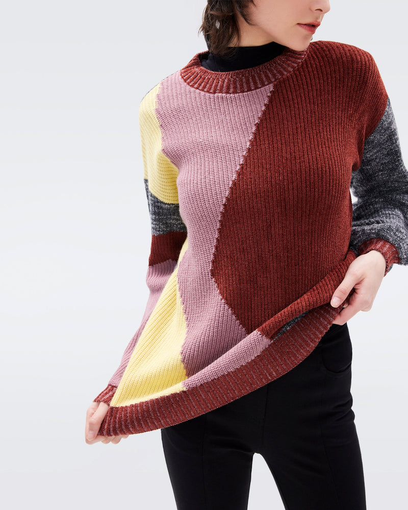 Marc Knit Jacquard Sweater